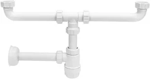 McAlpine McALPINE PÓŁSYFON UMYWALKOWY PODWÓJNY - HC2+PIPE - Syfony - miniaturka - grafika 2