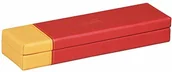Notesy i bloczki - Rhodia 319783C pojemnik na długopisy (21 x 5,5 x 3 cm, praktyczny i wytrzymały, ze sztucznej skóry, elegancki, idealny do biura) 1 sztuka, kolor ciemnoczerwony 319783C - miniaturka - grafika 1