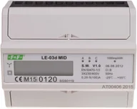 Liczniki energii elektrycznej - F&F Licznik energii elektrycznej 3-fazowy LE-03d MID LE-03d - miniaturka - grafika 1
