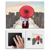 Plakaty - Pix4home Plakat metalowy kobieta z klasą L POS-L-00986 - miniaturka - grafika 1