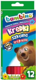 Bambino ST.-MAJEWSKI KREDKI SZKOLNE TRÓJKĄTNE 9078 [6175874] - Kredki, ołówki, pastele i pisaki - miniaturka - grafika 3