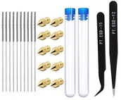 Filamenty i akcesoria do drukarek 3D - Zestaw do wymiany i konserwacji dyszy MK8 - 0,4mm AMS-18956 - miniaturka - grafika 1