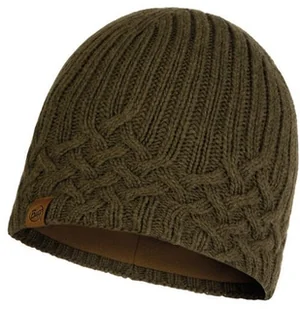 Buff Czapka Buff Knitted & Fleece Hat New Helle TUNDRA KHAKI 120827.859.10.00 - Czapki dla dzieci - miniaturka - grafika 2