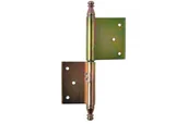 Zawiasy, okucia i inne akcesoria - Zawiasa drzwiowa 120 ocynk retro lewa - miniaturka - grafika 1