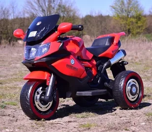 Super-Toys DUŻY MOTOR ŚCIGACZ STRONG 2 EXCLUSIVE/518 DLX-518-CZERWONY - Pojazdy elektryczne dla dzieci - miniaturka - grafika 8