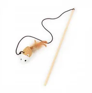 Zabawki dla kotów - PETSTORY WĘDKA Z MYSZKĄ PIŁKĄ Piórka Zabawka dla Kota 120 cm PETSTORY 018803 - miniaturka - grafika 1