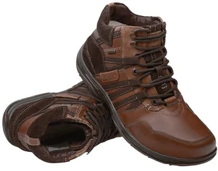 Bugatti Trzewiki Ginger G2640-8 635 MittelBraun Brązowe TEX trekking 26370 - Buty zimowe męskie - miniaturka - grafika 4