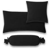 Poszewki na poduszki - Estella ESTELLA Poszewka Mako-Jersey 900 Czarna 40x40 4042745806567 - miniaturka - grafika 1