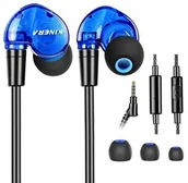 Słuchawki - Kinera Kinera BD005 Earphone Fever Ring Iron Dual Unit Diy Noise Reduction Line HiFi In-ear Sports Earphone - miniaturka - grafika 1