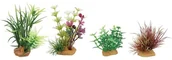 Dekoracje do akwarium - Zolux Dekoracje roślinne mix x 4 szt. zestaw 4 - miniaturka - grafika 1