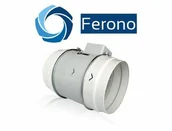 Wentylatory przemysłowe - Ferono Wentylator kanałowy, osiowy, plastikowy 250mm, 1405m3/h (FKP250) - miniaturka - grafika 1