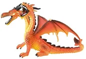 Figurki dla dzieci - Bullyland 75598 figurka do gier, smok z 2 końcówkami Pomarańczowy, ok. 13 cm - miniaturka - grafika 1