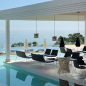 Lampy ogrodowe - Mantra Lampa wisząca zewnętrzna Polinesia 30 cm - miniaturka - grafika 1