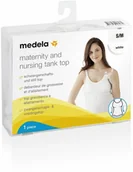Akcesoria do karmienia - Medela Medela, Tank Top dla kobiet w ciąży i karmiących piersią, rozmiar XL, Biały - miniaturka - grafika 1