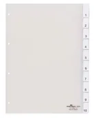 Przekładki do segregatorów - DURABLE Przekładki do segregatora A4 10 stron przezroczyste 6821-19 - miniaturka - grafika 1