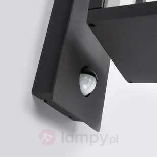 LAMPENWELT.COM Kinkiet zewnętrzny LED Ferdinand z czujnikiem - Lampy ogrodowe - miniaturka - grafika 5