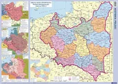 Pomoce naukowe - Polska. Mapa ścienna, historyczna 1:2 000 000 - miniaturka - grafika 1