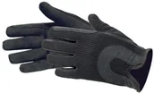 Rękawiczki jeździeckie - Pfiff rękawiczki do jazdy konnej ze sztucznej skóry, czarny 011467-60-S - miniaturka - grafika 1