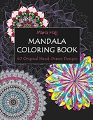 Pozostałe książki - Maria Hajj Mandala Coloring Book: 40 Original Hand-Drawn Designs For Adults: Achieve Stress Relief and Mindfulness - miniaturka - grafika 1
