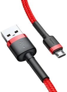 Kabel USB Baseus cafule CAMKLF-B09 USB Micro USB 1m kolor czerwony - Kable komputerowe i do monitorów - miniaturka - grafika 11