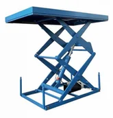 Stoły warsztatowe - 432 43268369 Podnośnik nożycowy udźwig 500 kg wymiary platformy 900x600 mm wysokość podnoszenia 900 mm) 68369-uniw - miniaturka - grafika 1