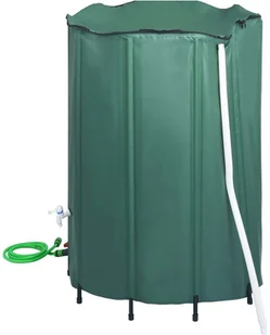 vidaXL Składany zbiornik na deszczówkę z kranikiem, 1500 L vidaXL - Inne akcesoria do nawadniania - miniaturka - grafika 3