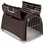 Pozostałe akcesoria dla kotów - Imac Linus Cabrio Pet Carrier Black 50 x 32 x 35 cm (20 x 12.5 x 14") 4772 - miniaturka - grafika 1