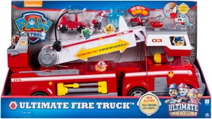 Spin Master Spin Psi Patrol Wielki Wóz Strażacki Ultimate Fire Truck światło i dźwięk 6043989 - Figurki dla dzieci - miniaturka - grafika 9