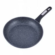 Patelnie - Kamille Porządna patelnia marmurowa gruba 28cm 5390MR - miniaturka - grafika 1