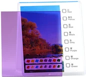 Filtry fotograficzne - Delta Filtr prostokątny pełny fioletowy 1654 - miniaturka - grafika 1