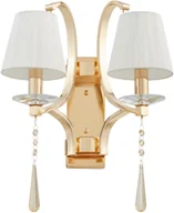 Lampy ścienne - Lumina Deco LAMPA ŚCIENNA KINKIET KRYSZTAŁOWY ZŁOTY VENISIA W2 LDW 8810-2 (FGD) - miniaturka - grafika 1