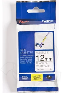 Brother TZE-FX231 12mm (TZEFX231) - Taśmy do drukarek barwiące - miniaturka - grafika 4