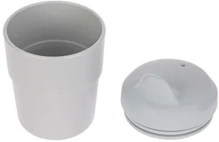 Lassig Kubek z silikonową pokrywką z dziubkiem Little Chums Kot solution-bc-7420-0 - Miseczki i talerzyki dla dzieci - miniaturka - grafika 4