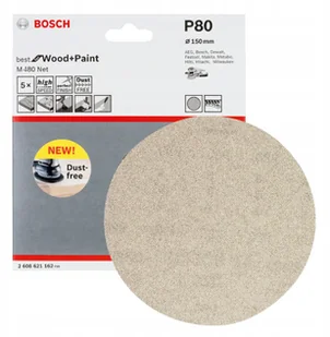 Bosch Siatka ścierna BOSCH p 80 5 szt - Piłka ręczna - miniaturka - grafika 3