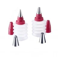 Pozostałe akcesoria kuchenne - Westmark Zestaw 2 harmonijkowych buteleczek do dekorowania 31142260 - miniaturka - grafika 1