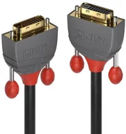 Kable - Lindy 36232 Przedłużacz DVI-D Dual Link Anthra Line 2m LY-36232 - miniaturka - grafika 1