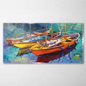 Obrazy i zdjęcia - PL Coloray Obraz na Szkle Abstrakcja Jezioro Morze woda 100x50cm - miniaturka - grafika 1