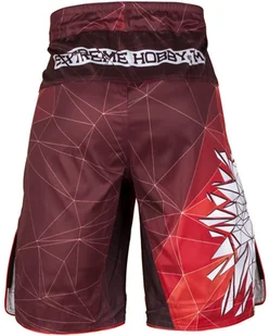 Extreme Hobby Spodenki, Grappling Polska, rozmiar 3XL, czerwony - Kimona, stroje i obuwie - miniaturka - grafika 4