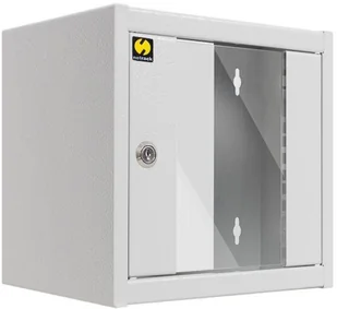 NetRack Szafa szafa wisząca 10 4.5U/300 mm popiel drzwi przeszklone 010-045-300-011 (10045300011) - Szafy rack - miniaturka - grafika 2