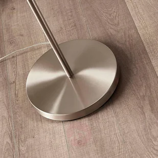 LINDBY Parsa  lampa stojąca, biały klosz z tkaniny - Lampy stojące - miniaturka - grafika 5