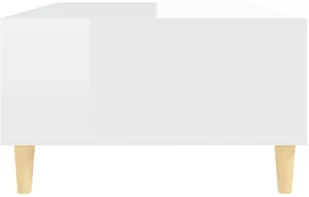 VidaXL Lumarko Stolik kawowy, biały, wysoki połysk, 103,5 x 60 x 35 cm, płyta 806028 VidaXL - Ławy i stoliki kawowe - miniaturka - grafika 9