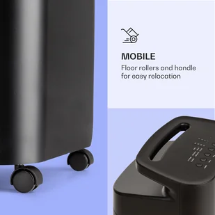 Klarstein IceWind Max, chłodnica powietrza 3 w 1, 330 m/h, 60 W, oscylacja, 6 l, timer, pilot zdalnego sterowania ACO6-IcewindMax B - Klimatory - miniaturka - grafika 11