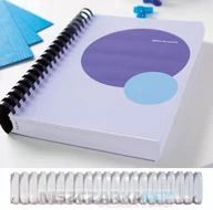 Grzbiety do bindownic - Fellowes Grzbiety do bindowania 51m /50szt kolor Biały - miniaturka - grafika 1