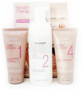 Alfaparf Keratin Therapy mini zestaw 2x40m 1x100ml 0000002766 - Kosmetyki do stylizacji włosów - miniaturka - grafika 3