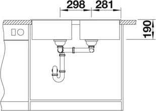 Blanco ZIA 9 ANTRACYT 516686 - Zlewozmywaki - miniaturka - grafika 4