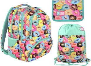 St. Majewski Plecak 17" 4 komory BP7 Donuts St.Right 712595 - Plecaki - miniaturka - grafika 4