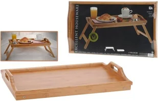 EH Excellent Houseware Stolik śniadaniowy 50x30x25 cm - Tace i patery - miniaturka - grafika 2