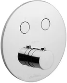 Baterie podtynkowe - Paffoni Light Bateria prysznicowa termostatyczna podtynkowa chrom CPT018CR - miniaturka - grafika 1