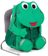 Plecaki - Affenzahn Affenzahn Duży przyjaciel  plecak do przedszkola dla dzieci w wieku 3-5 lat w przedszkolu i w plecaku dziecięcym dla dzieci, Żaba  zielony, Einheitsgröße, Nowoczesny AFZ-FAL-001-008 - miniaturka - grafika 1
