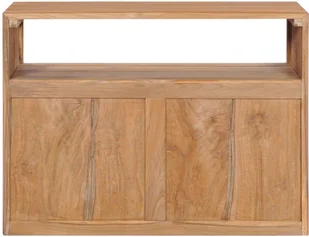 vidaXL Szafka, 80x30x60 cm, lite drewno tekowe vidaXL - Szafki do salonu - miniaturka - grafika 5